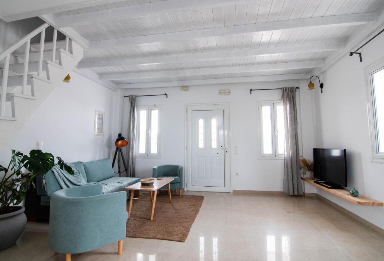 White Wave Villa, 3Min Walk From Beach Kamári Esterno foto
