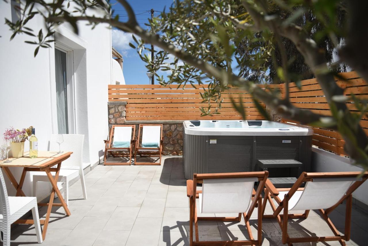 White Wave Villa, 3Min Walk From Beach Kamári Esterno foto